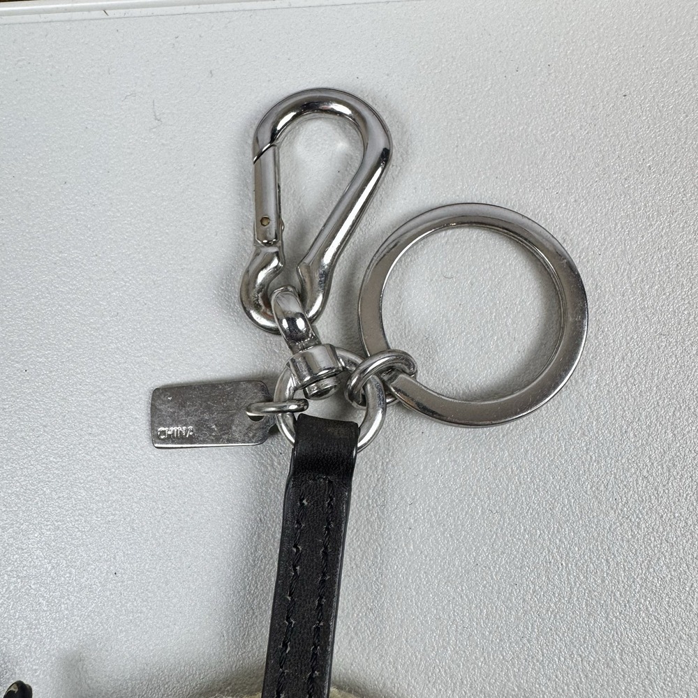 Coach Gary Baseman Buster Leather Leopard Keychain Limited Edition 64760 New - Picture 6 of 10